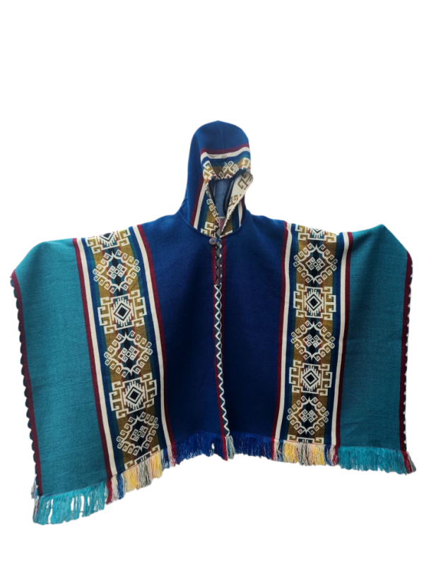 Pončo Andes Zelená