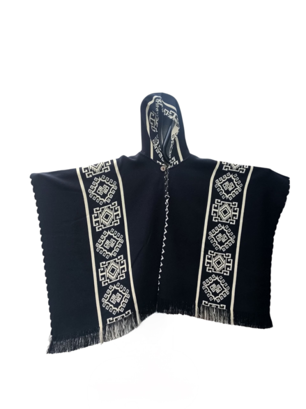 Pončo Andes Černá