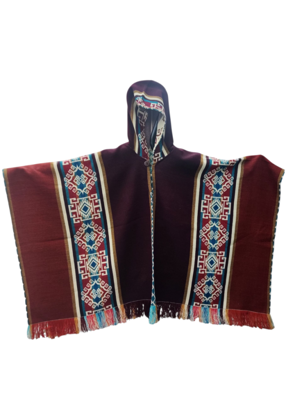 Pončo Andes Hnědá