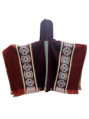 Pončo Andes Hnědá