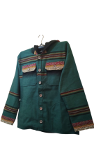 Košilové Bundy Zelená